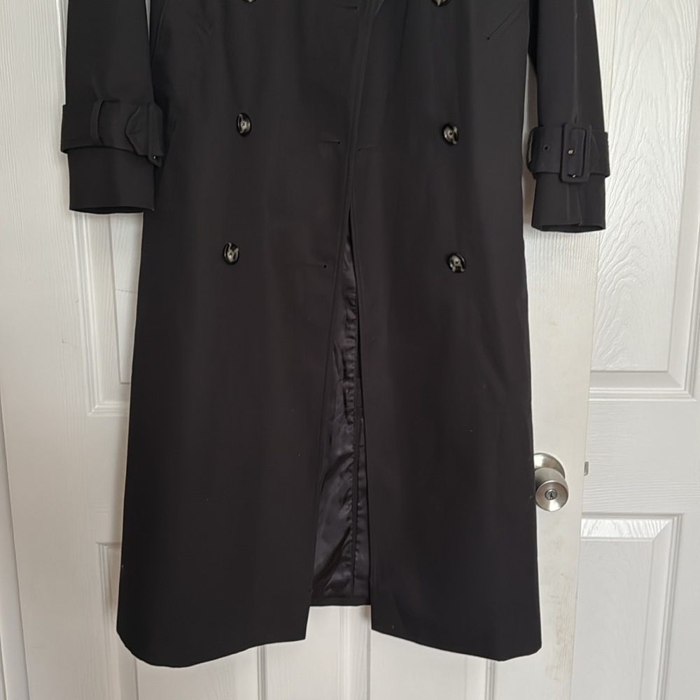 Mango Black Trench Coat - Picture 4 of 10